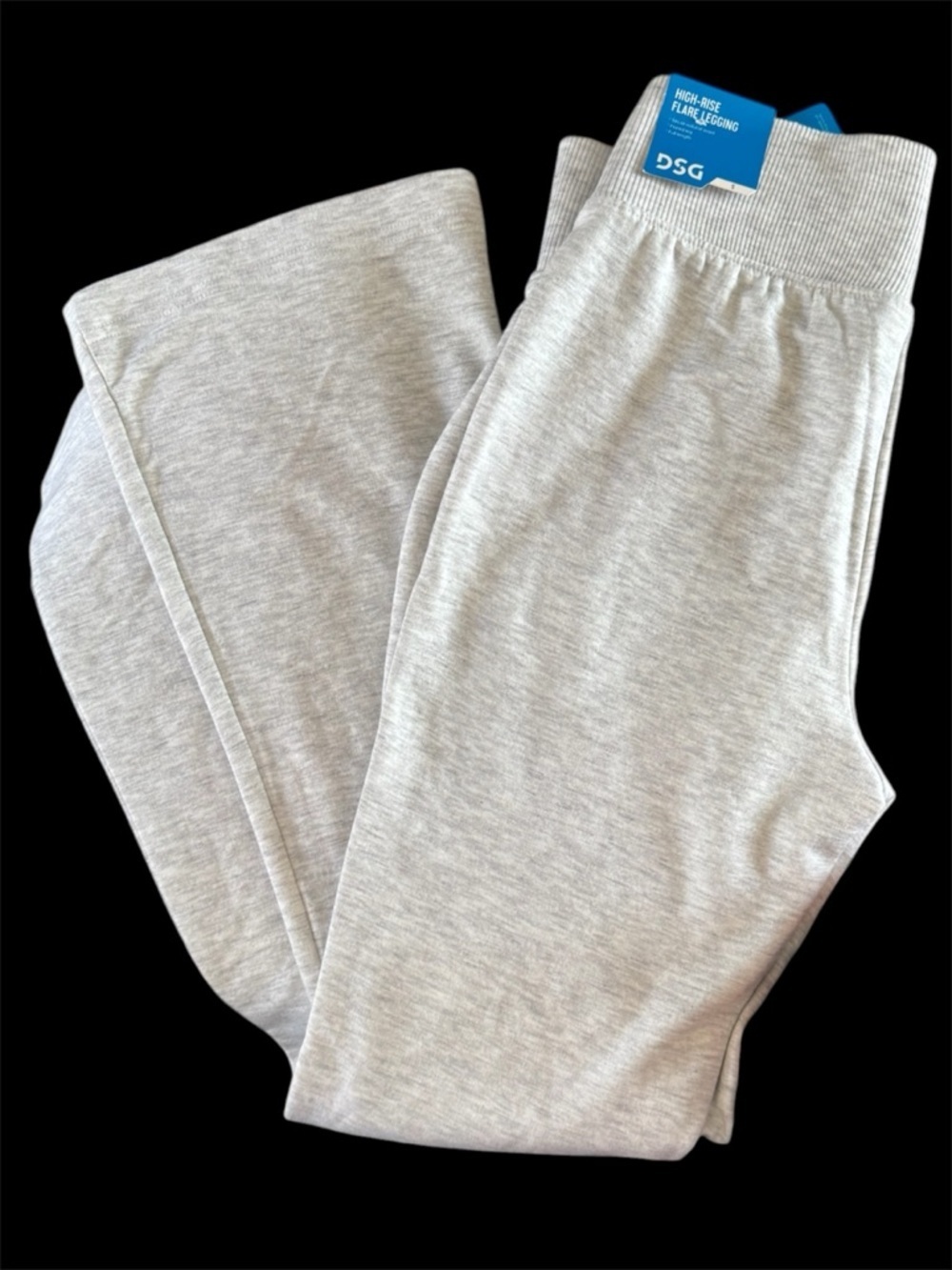 DSG Girls Light Heather Gray High-Rise Flare Leggings